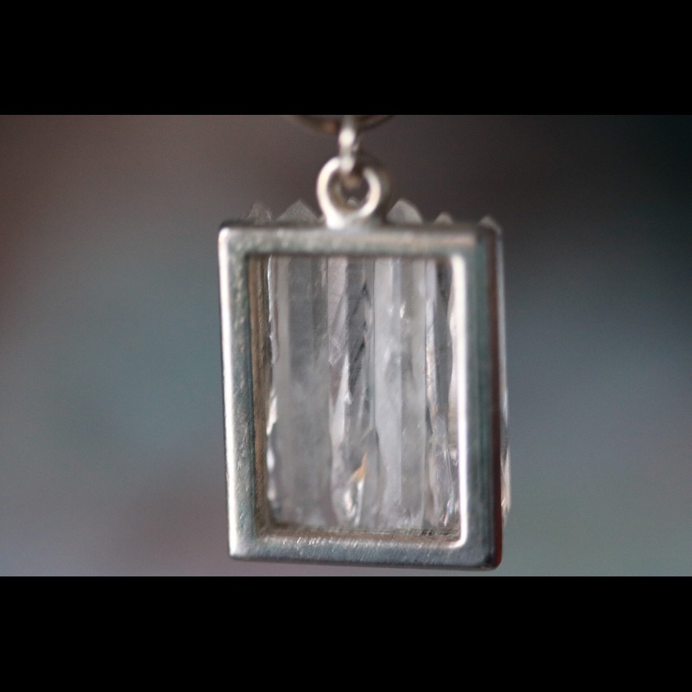 Handmade Raw Crystal Pendant - Picture 3 of 4
